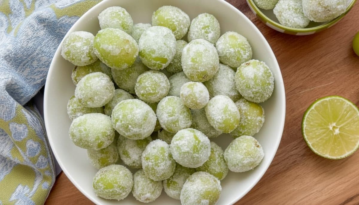 Sour Candy Grapes with Citric Acid