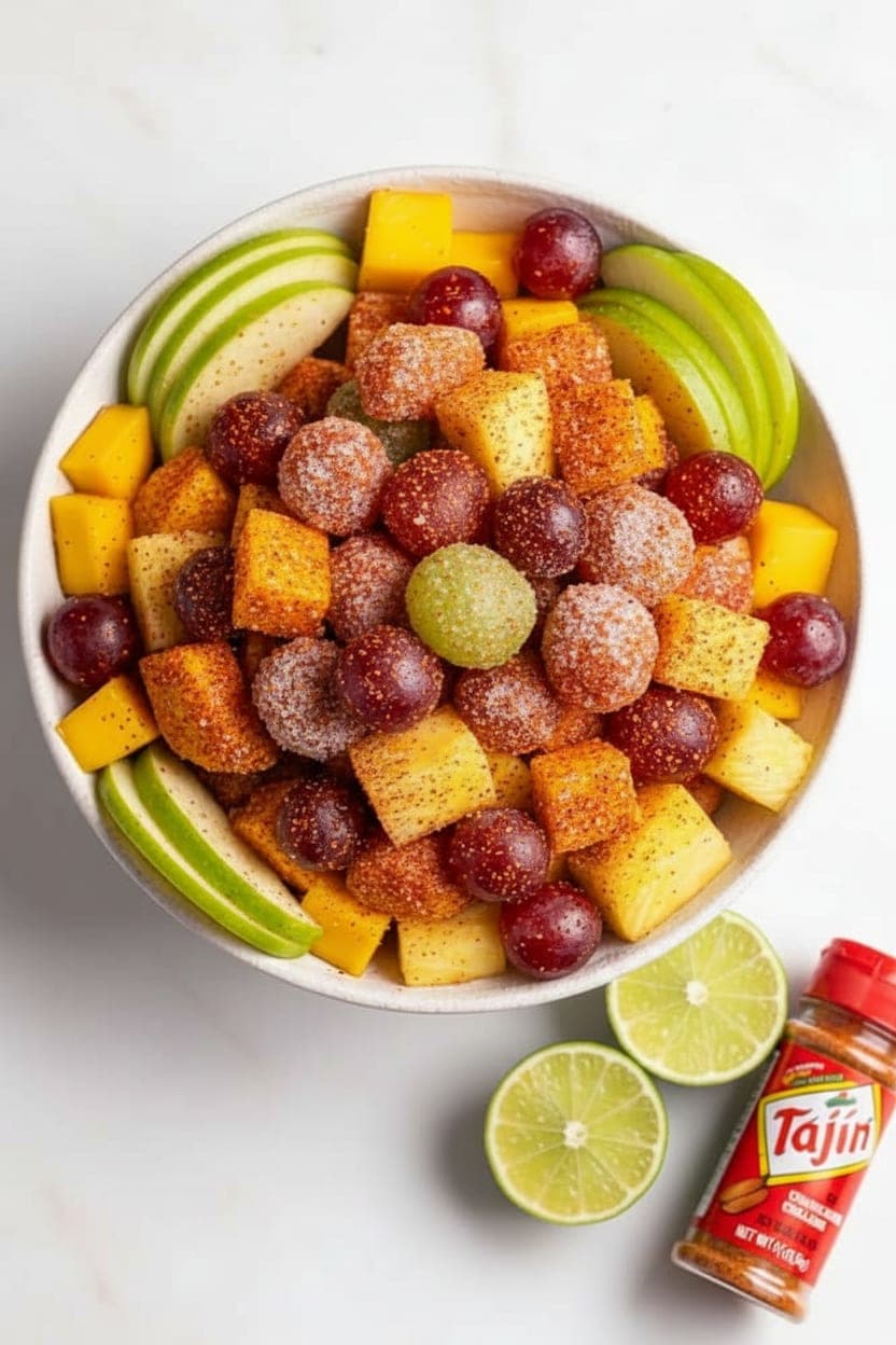 Sour Spicy Fruit TikTok Snack (Tajín + Citric Acid)